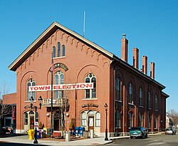 Andover's Town Hall, located in downtown Andover
